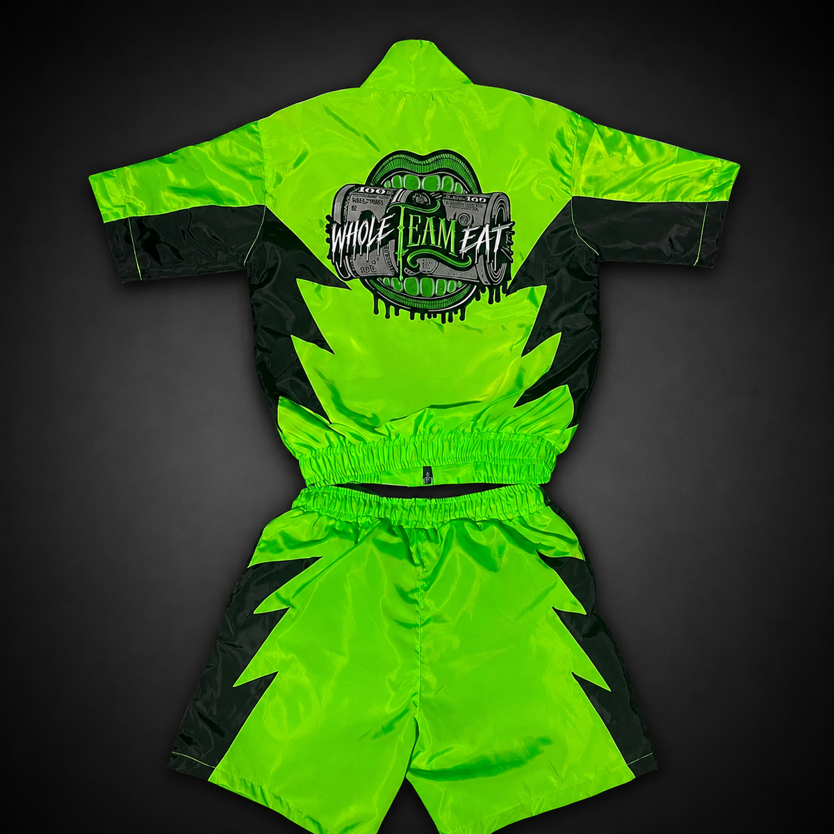 WTE Slime Season Short Set – Green/Black