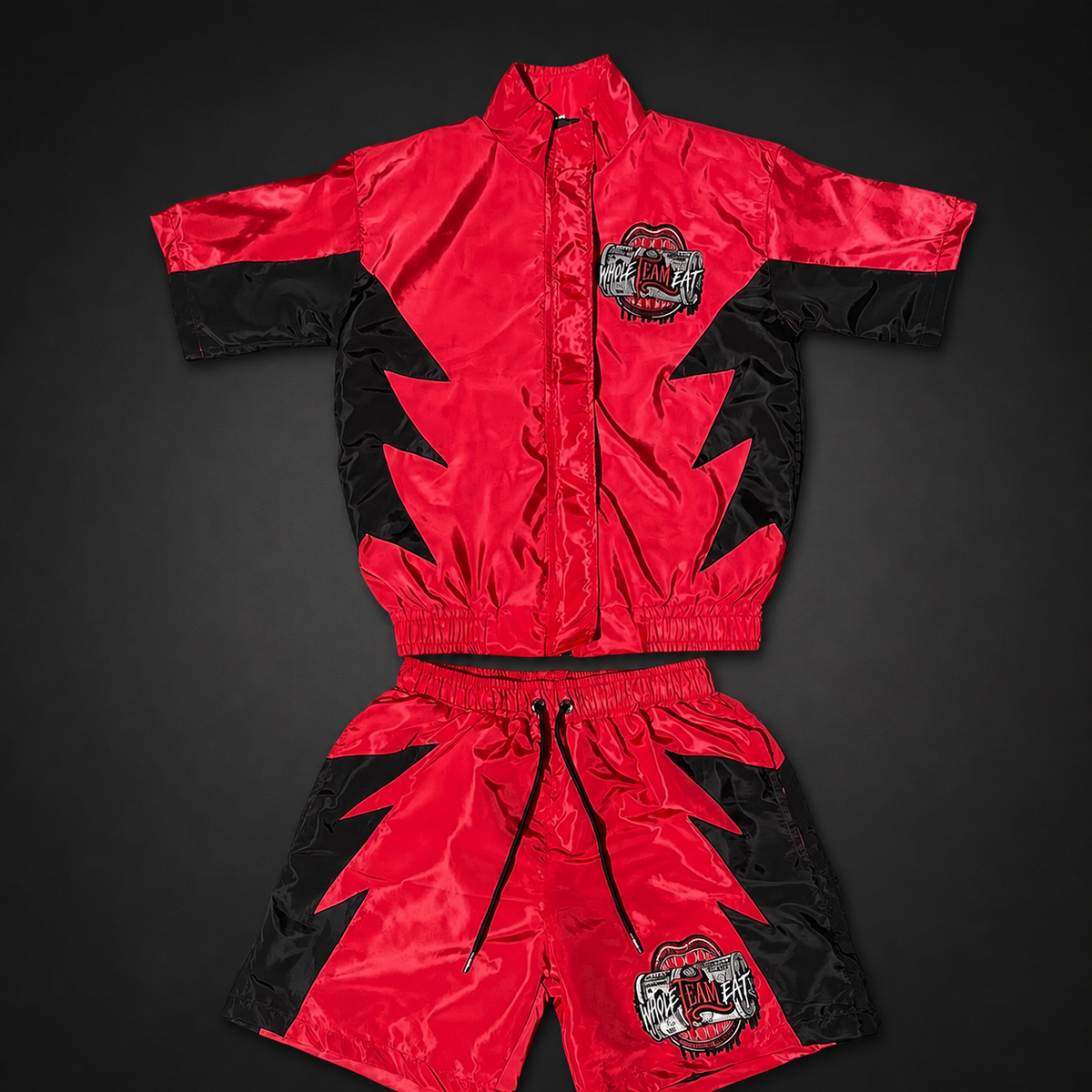 WTE Redline Short Set — Black & Red