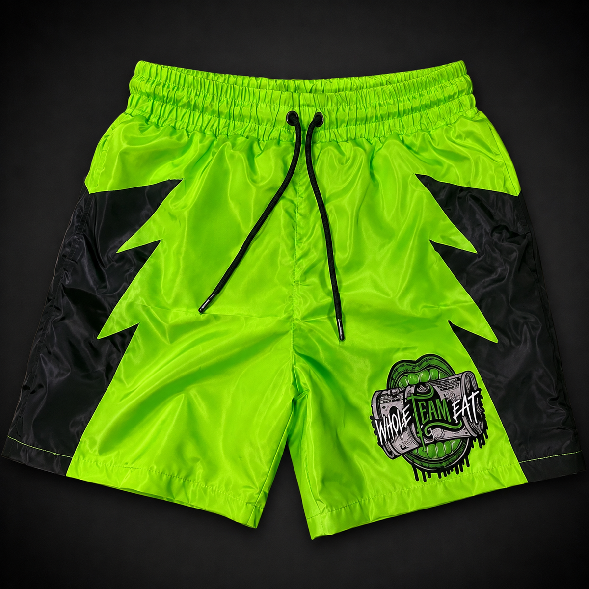 WTE Slime Season Short Set – Green/Black