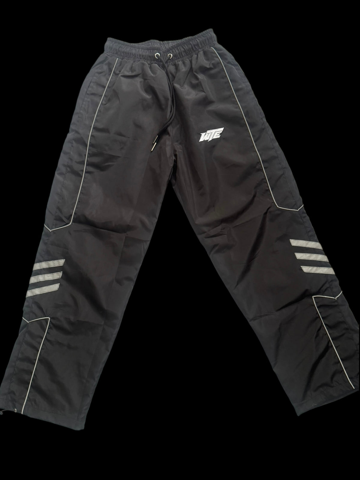 WTE Reflective Windbreaker Set — Black / White